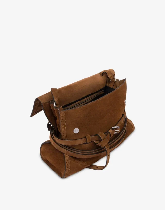 Sac à bandoulière moyen Moschino Tie Me Sac à bandoulière moyen Moschino Tie Me