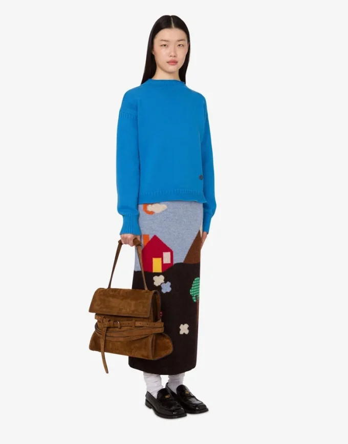 Sac à bandoulière moyen Moschino Tie Me Sac à bandoulière moyen Moschino Tie Me
