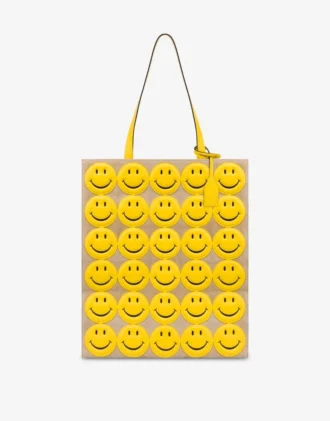 Sac cabas en daim Smiley® intégral
