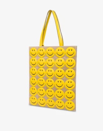 Sac cabas en daim Smiley® intégral