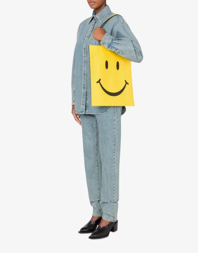 Sac cabas en nappa Smiley® Sac cabas en nappa Smiley®