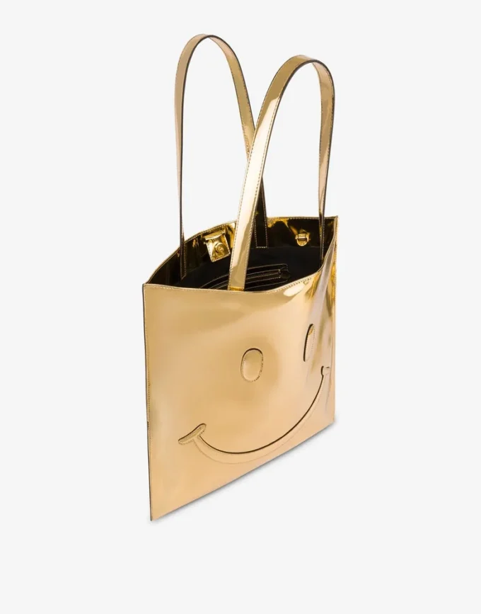 Sac fourre-tout Smiley® à effet miroir Sac fourre-tout Smiley® à effet miroir