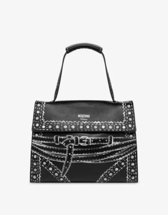 Sac à main moyen Tie Me de Moschino