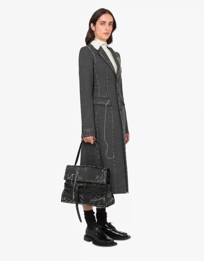 Sac à main moyen Tie Me de Moschino Sac à main moyen Tie Me de Moschino