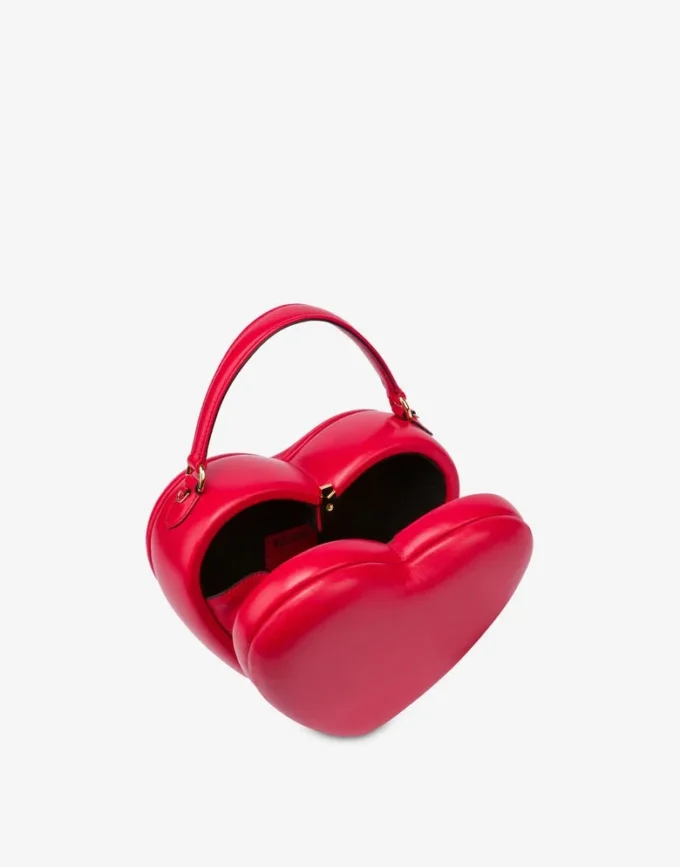 Sac Moschino Love Me en cuir nappa