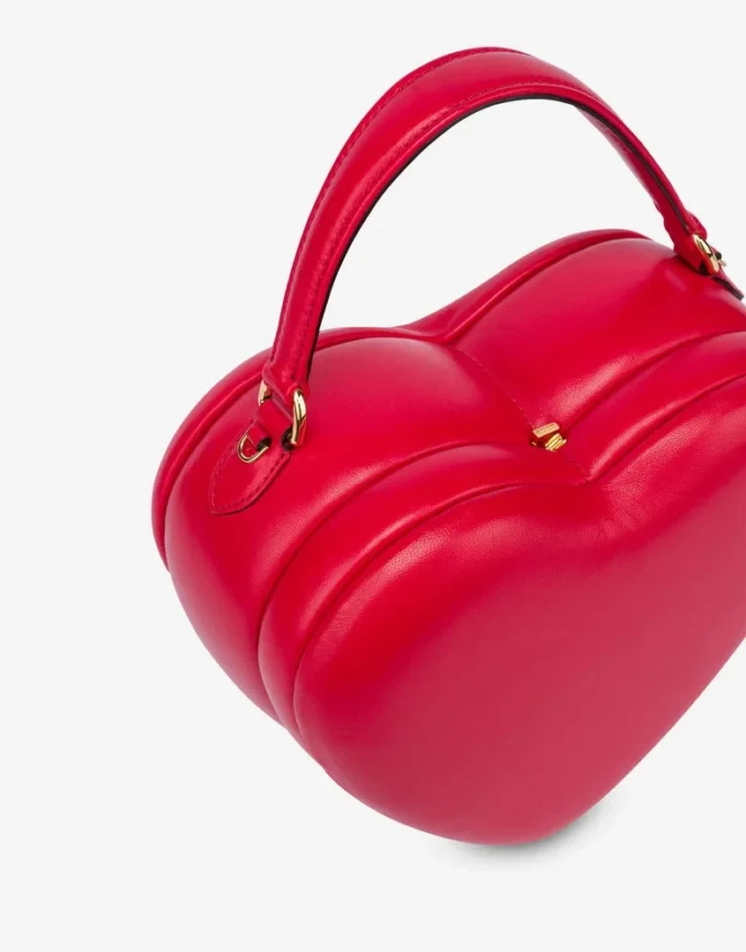 Sac Moschino Love Me en cuir nappa
