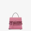 Sac Moschino Tie Me en daim Small