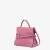 Sac Moschino Tie Me en daim Small