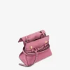 Sac Moschino Tie Me en daim Small