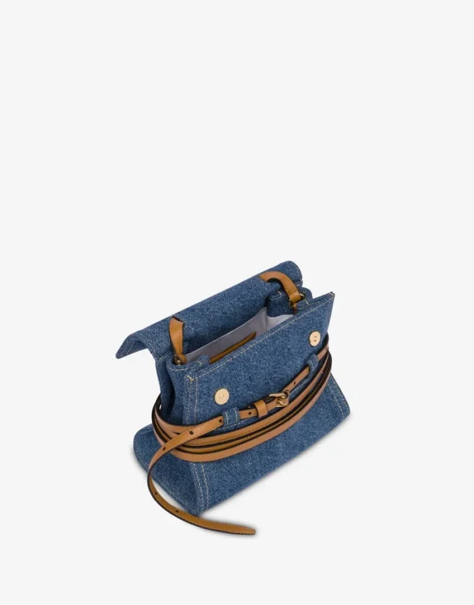 Sac Moschino Tie Me en denim