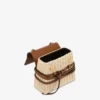 Sac Moschino Tie Me en rotin Petit