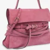 Sac Tie Me Moschino en daim Medium Sac Tie Me Moschino en daim Medium