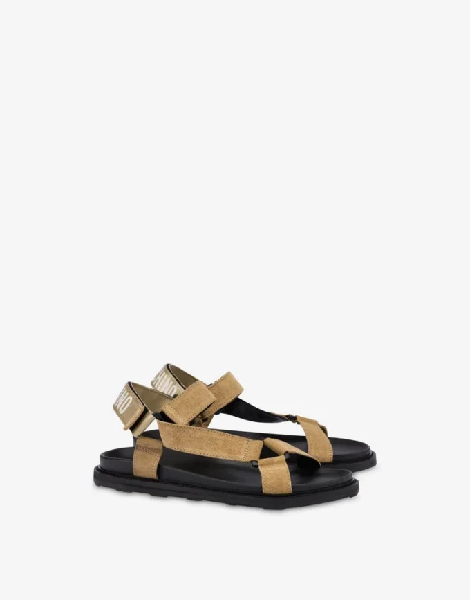 Sandales de sport en cuir de veau