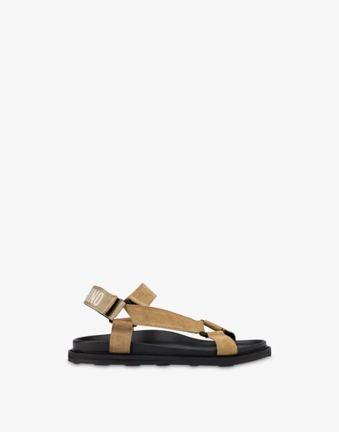 Sandales de sport en cuir de veau