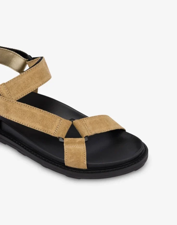 Sandales de sport en cuir de veau