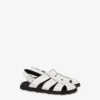 Sandales en cuir de veau brossé Sportif