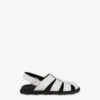 Sandales en cuir de veau brossé Sportif