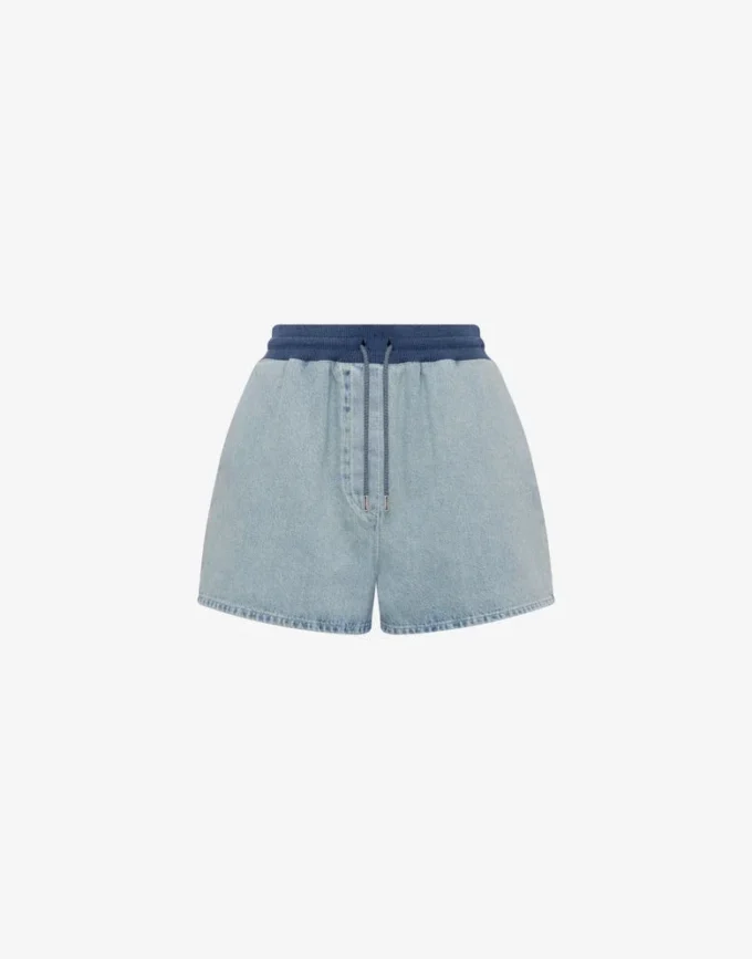 Short en denim de coton Short en denim de coton