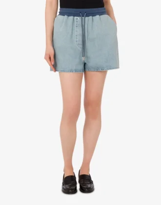 Short en denim de coton Short en denim de coton