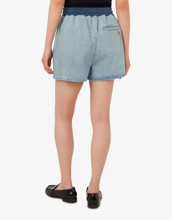 Short en denim de coton Short en denim de coton