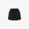 Short en popeline de coton imprimé à pois