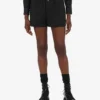 Short en popeline de coton imprimé à pois