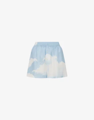 Short en twill de soie Nuage d&rsquo;archives