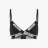 Soutien-gorge à bande élastique avec logo