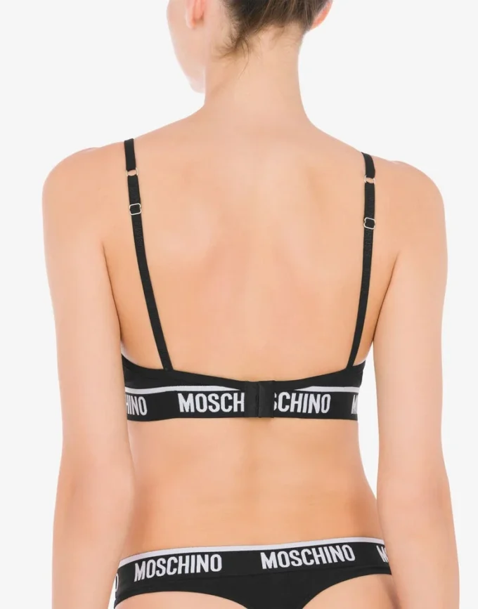 Soutien-gorge à bande élastique avec logo