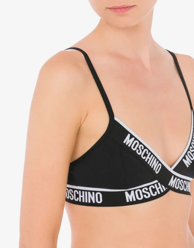 Soutien-gorge à bande élastique avec logo