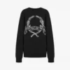 Sweat à capuche en coton biologique Logo Laurel Crown