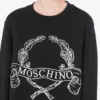 Sweat à capuche en coton biologique Logo Laurel Crown