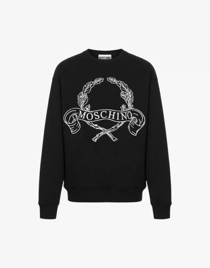 Sweat-shirt Broderie couronne de laurier