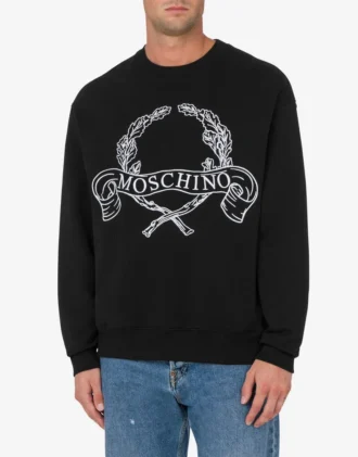 Sweat-shirt Broderie couronne de laurier