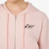 Sweat-shirt court en coton brodé