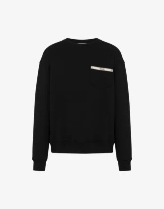 Sweat-shirt en coton biologique brodé