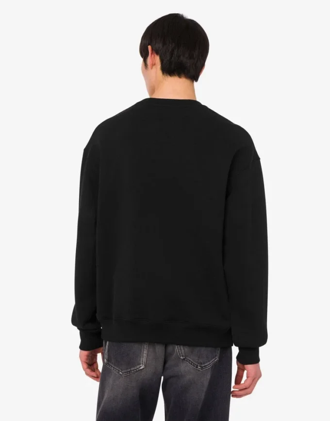 Sweat-shirt en coton biologique brodé