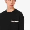Sweat-shirt en coton biologique brodé