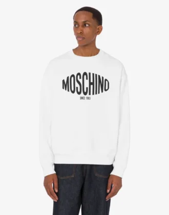 Sweat-shirt en coton biologique imprimé
