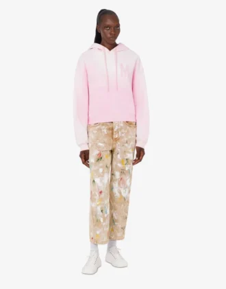 Sweat-shirt en coton biologique imprimé
