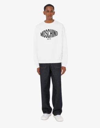 Sweat-shirt en coton biologique imprimé