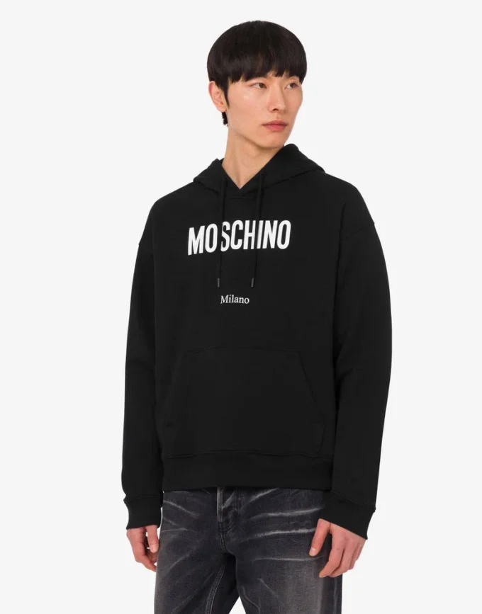 Sweat-shirt en coton biologique imprimé