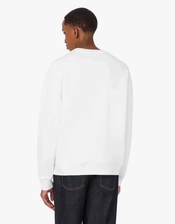 Sweat-shirt en coton biologique imprimé