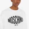 Sweat-shirt en coton biologique imprimé