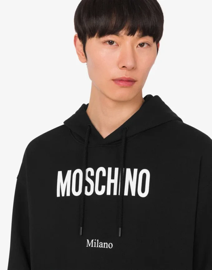 Sweat-shirt en coton biologique imprimé
