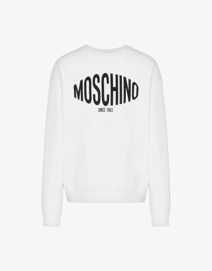 Sweat-shirt en coton biologique imprimé