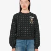Sweat-shirt en coton biologique Moschino Teddy Bear