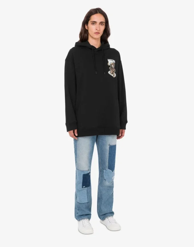 Sweat-shirt en coton biologique Moschino Teddy Bear Sweat-shirt en coton biologique Moschino Teddy Bear