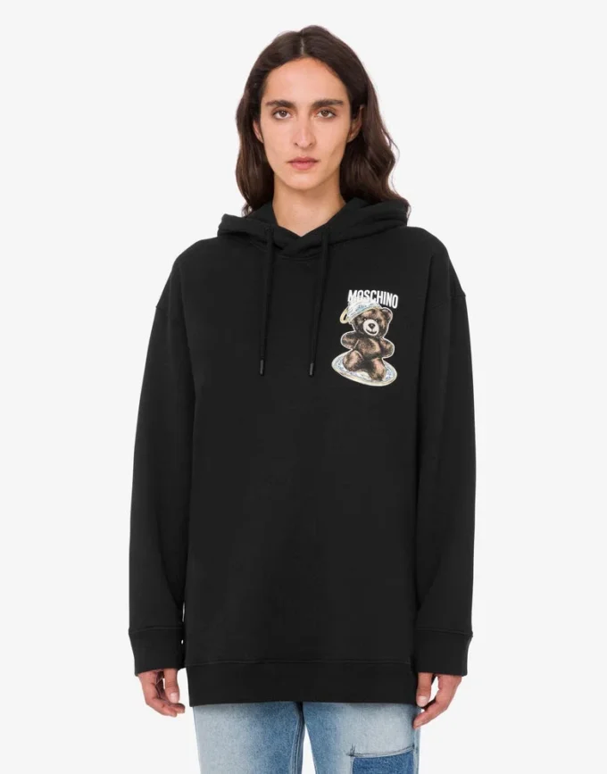 Sweat-shirt en coton biologique Moschino Teddy Bear Sweat-shirt en coton biologique Moschino Teddy Bear