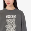 Sweat-shirt en coton biologique Moschino Teddy Bear